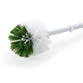 Ерш для унитаза ЛЮБАША, с подставкой, пластик, белый, 603627