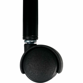 Этажерка офисно-бытовая "Ладья-33КС", 650х450х300 мм, 2 яруса + столик, металл, черная, Э 356 Ч