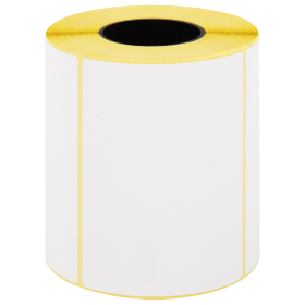 Этикетка термотрансферная ПОЛУГЛЯНЕЦ (100х72 мм), 500 этикеток в ролике, 115611