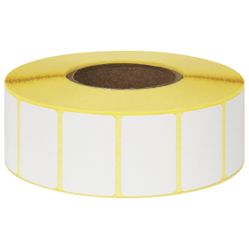 Этикетка термотрансферная ПОЛУГЛЯНЕЦ (30х20 мм), 2000 этикеток в ролике, 52198