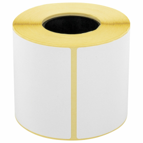 Этикетка термотрансферная ПОЛУГЛЯНЕЦ (75х120 мм), 300 этикеток в ролике, 115609