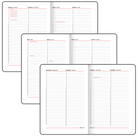 Ежедневник недатированный А5 138х213 мм BRAUBERG "Rainbow" под кожу, 136 л., оранжевый, 111668