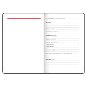 Ежедневник недатированный А5 138х213 мм BRAUBERG "Rainbow" под кожу, 136 л., розовый, 111665