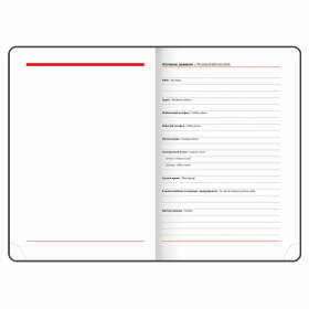 Ежедневник недатированный А5 (138х213 мм), BRAUBERG VISTA, под кожу, гибкий, 136 л., "Shed your skin", 112035