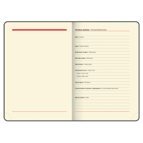 Ежедневник недатированный А5 138х213мм BRAUBERG "Metropolis Mix", под кожу, 136 л., серый, 113297