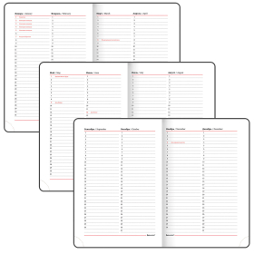 Ежедневник недатированный А5 138x213 мм BRAUBERG "Finest" под кожу, резинка, 136 л., черный, 111869