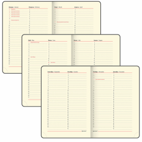 Ежедневник недатированный B6 (127х186 мм), BRAUBERG VISTA, под кожу, гибкий, 136 л., "Spring garden", 112110