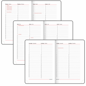 Ежедневник недатированный B6 (127х186 мм), BRAUBERG VISTA, под кожу, твердый, срез фольга, 136 л., "Flowers", 112109