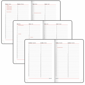 Ежедневник недатированный B6 (127х186 мм), BRAUBERG VISTA, под кожу, твердый, срез фольга, 136 л., "For you", 112118