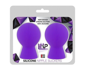 Фиолетовые присоски для груди Nipple Suckers