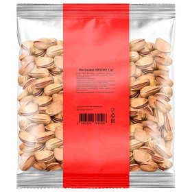 Фисташки жареные соленые Экстра WELDAY (ВЭЛДЭЙ), 1 кг, 622484