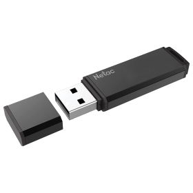 Флеш-диск 16 GB NETAC U351, USB 3.0, черный, NT03U351N-016G-30BK