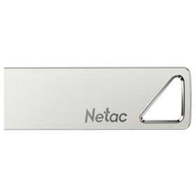 Флеш-диск 32GB NETAC U326, USB 2.0, металлический корпус, серебристый, NT03U326N-032G-20PN