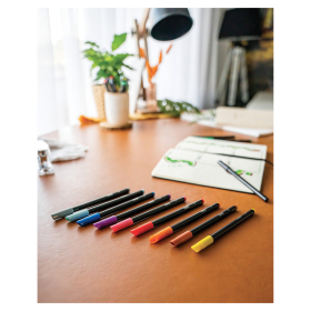 Фломастеры BIC "Intensity", 12 ЦВЕТОВ, вентилируемый колпачок, европодвес, 978004