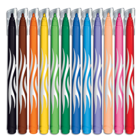 Фломастеры MAPED (Франция) "Color'Peps Jungle", 12 цветов, смываемые, вентилируемый колпачок, 845420