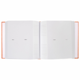 Фотоальбом BRAUBERG "Персик" на 200 фото 10х15 см, ткань, персиковый, 391190