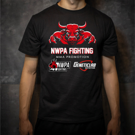 Футболка черная NWPA Fighting (50)