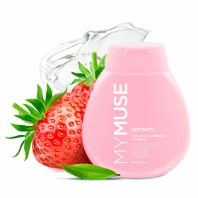 Гель для интимной гигиены 250 мл, MYMUSE с молочной кислотой, пантенолом, алое-вера, 145014