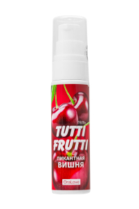 Гель-смазка Tutti-Frutti с вишнёвым вкусом - 30 гр.