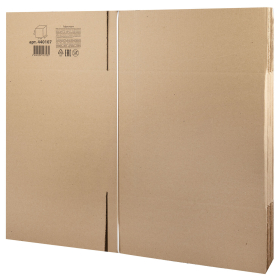 Гофроящик, длина 500 х ширина 370 х высота 370 мм, марка Т22, профиль В, FEFCO 0201 / ГОСТ, исполнение А, 440107