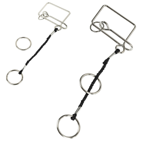 Головоломки металлические большие ЗОЛОТАЯ СКАЗКА, набор 6 штук, HIGH level, 664927