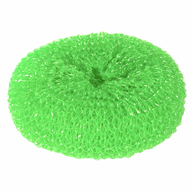 Губки (мочалки) пластиковые, сетчатые, 3х7 г, КОМПЛЕКТ 3 шт., для посуды, гриля, плиты, LAIMA, 603107