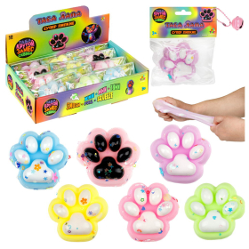 Игрушка-антистресс КРУТОЙ ЗАМЕС "Таба лапа с посыпкой", 5,5х1,5 см, ассорти, 1TOY, Т20327