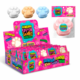 Игрушка-антистресс "КРУТОЙ ЗАМЕС. ЗАЛИПЛЮЩ" ДАЙ ЛАПУ, 8х6,5х3,5 см, ассорти, 1TOY, Т25992