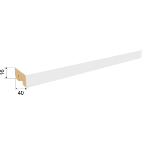 Интерьерная рейка МДФ 