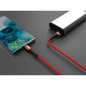 Кабель S26 USB – Type-C, 1 м, 3 А, SMARTBUY, для зарядки и передачи данных, красный, 93652, iK-3112-S26r