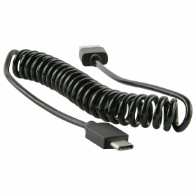 Кабель USB 2.0 – Type-C,RED LINE Spiral, черный, УТ000015710