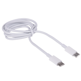 Кабель USB Type-C-Type-C с поддержкой быстрой зарядки, белый, 1 м, SONNEN, медный, 513613