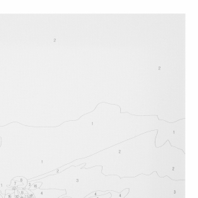 Картина по номерам 40х50 см, ОСТРОВ СОКРОВИЩ "Букет сакуры", на подрамнике, акрил, кисти, 663277