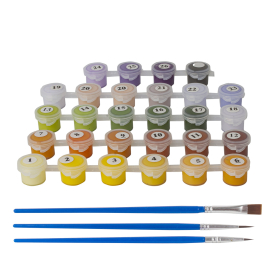 Картина по номерам 40х50 см, ОСТРОВ СОКРОВИЩ "Подсолнухи", на подрамнике, акриловые краски, 3 кисти, 662483