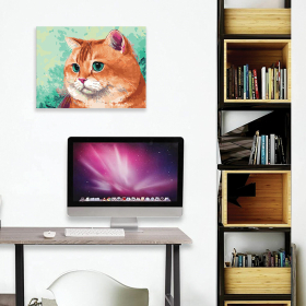 Картина стразами (алмазная мозаика), 30х40 см, ОСТРОВ СОКРОВИЩ "Кот", без подрамника, 663859