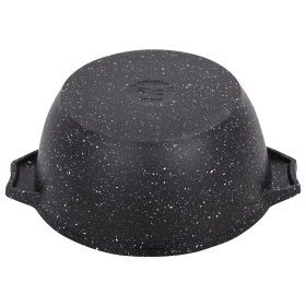 Кастрюля 2 л с жаропрочной крышкой 20 см, антипригарное покрытие, МЕЧТА "Гранит Black", 42802