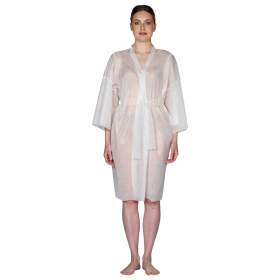 Халат-кимоно с рукавами белый ЧИСТОВЬЕ, КОМПЛЕКТ 5 шт., СМС, 02-189