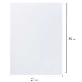 Холст на подрамнике BRAUBERG ART CLASSIC, 24х30 см, 440 г/м2, грунт, 100% хлопок, крупное зерно, 190644