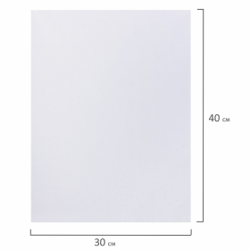 Холст на подрамнике BRAUBERG ART CLASSIC, 30х40 см, 440 г/м2, грунт, 100% хлопок, крупное зерно, 190645