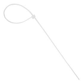 Хомуты (стяжки) нейлоновые, 3,6 мм х 200 мм, комплект 100 шт., белые, европодвес, 57-0200