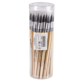 Кисть BRAUBERG, белка, круглая, № 10, 200187