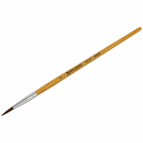 Кисть BRAUBERG, пони, круглая, № 3, 200189