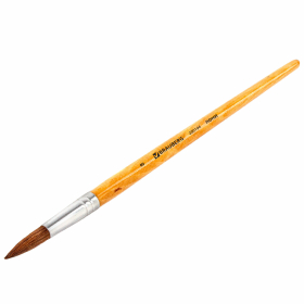 Кисть BRAUBERG, пони, круглая, № 8, 200194