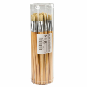 Кисть BRAUBERG, щетина, плоская, № 10, 200203