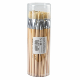 Кисть BRAUBERG, щетина, плоская, № 16, 200205