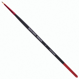 Кисти BRAUBERG PREMIUM, набор 5 шт. (синтетика, круглая № 1, 2, 3, 4, 5), блистер, 201025