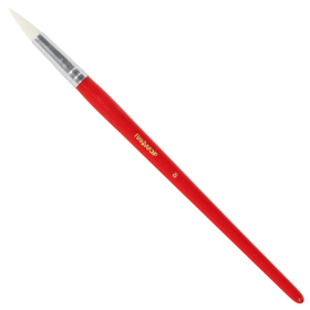 Кисти ПИФАГОР, набор 5 шт. (БЕЛКА: круглая № 3; КОЗА: круглые № 6, 8; ПОНИ: круглые № 2, 5), пакет с европодвесом, 200231