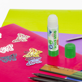 Клей-карандаш "2+1 обесцвечивающийся" 9 г, КОМПЛЕКТ 3 шт./блистер, BRAUBERG KIDS, 271712