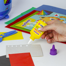 Клей ПВА ЮНЛАНДИЯ (бумага, картон, дерево), 45 г, 227379