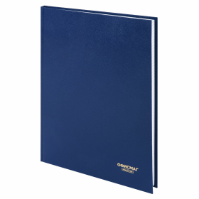 Книга учета 96 л., клетка, твердая, бумвинил, блок офсет, А4 200х290 мм, ОФИСМАГ, 130177